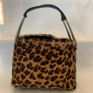 New Rarity Hair on Hide Leopard Handbag